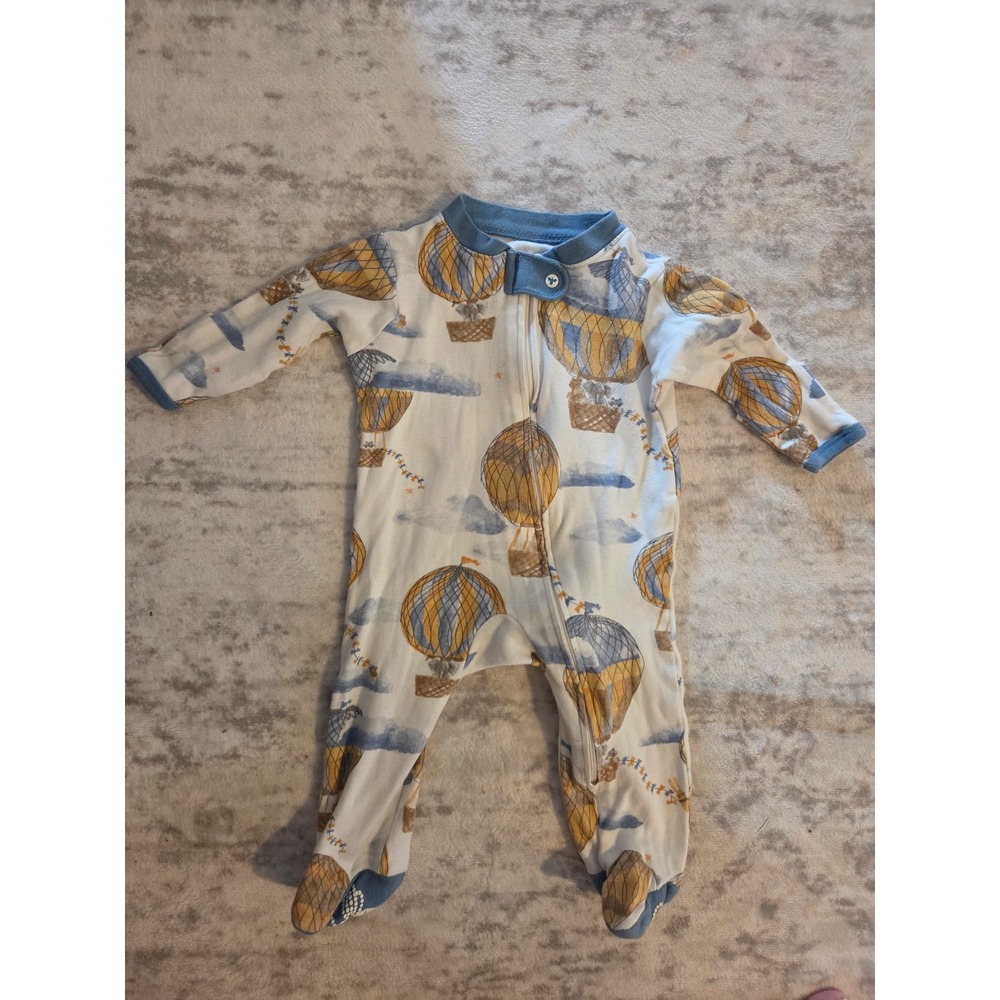 Burt's bees baby boy sleeper 0-3 mos